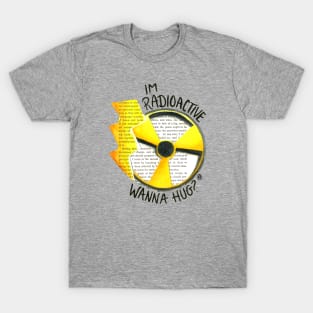 Wanna Hug?- black text T-Shirt